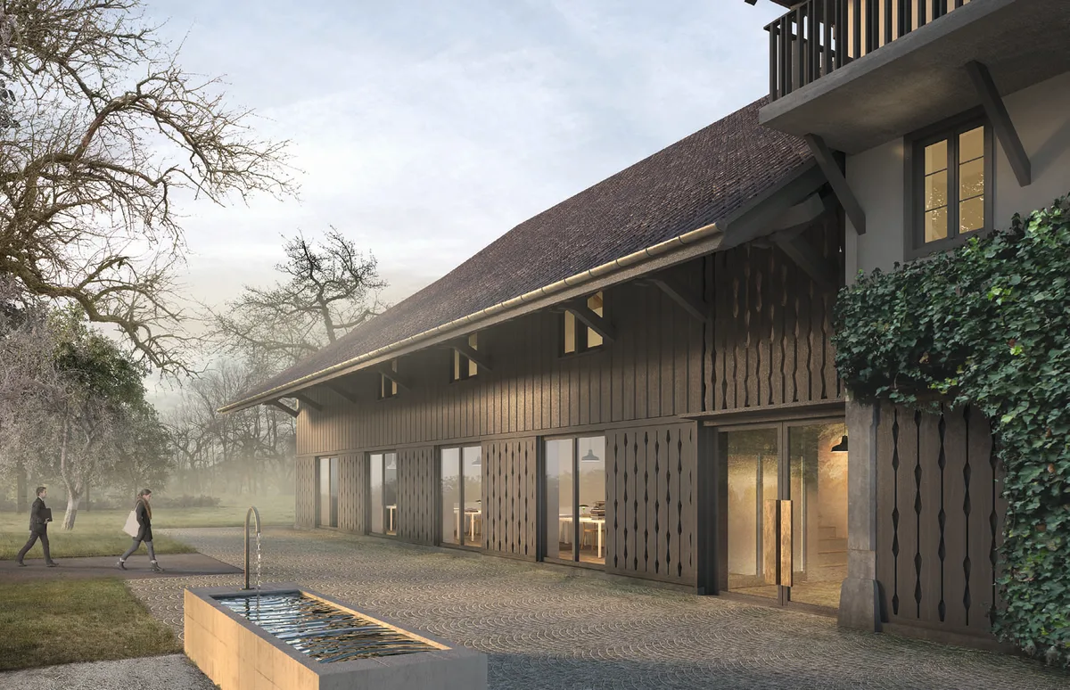 Visualisierung Projekt «Stadtarchiv in der Unteren Farb».